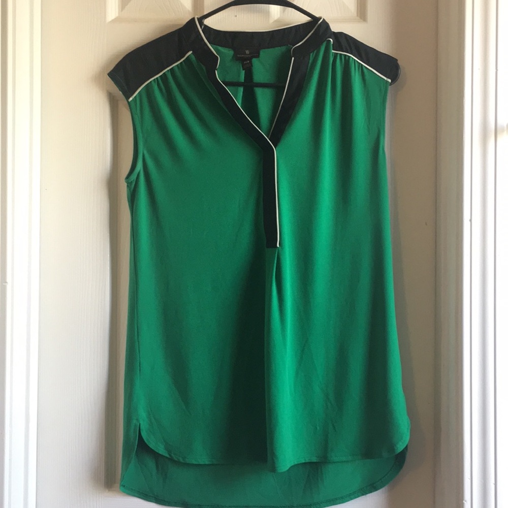 V-neck blouse